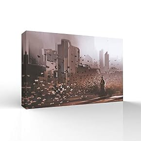 The Future City Pictures Home Wall for Bedroom...