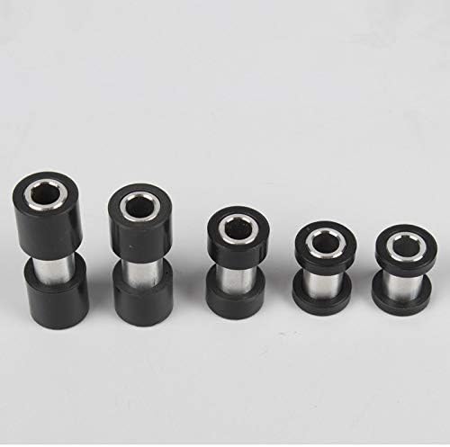 JKLapin Mountain Bike Soft Tail Rear Shock Absorber Rear Bile Bushing Inner Diameter 8mm Outer Diameter 12mm 22-50mm Long