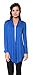 Free to Live Women's Light Weight Open Front Cardigan Sweater Made in USA (XL, Royal Blue)