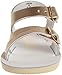 Salt Water Sandals by Hoy Shoe 2000-2020,Gold,4 M US Toddler