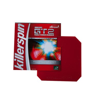 Killerspin 2.0 millimeter gt2 table tennis rubber, red