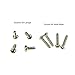 Coolplay® Spare Parts Main Blade Propeller Protectors Blades Frame Landing Skid Included Mounting Screws Replacement for Syma X5 X5C X5C-1 RC Quadcopter
