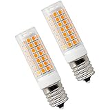 E17 LED Bulb 8 Watt Appliance Bulb Microwave Oven Light 3000K Warm White, 850lm, 75W Halogen Equivalent dimmable (2-Pack)