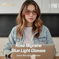 Goiteia FL 41 Migraine Glasses,Light Sensitivity