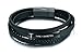 VNOX Mens Womens TYPE 1 DIABETES Handmade Braid Genuine Leather Medical Symbol Alert Cuff Bangle Bracelet,8