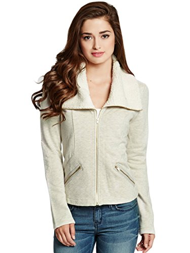 guess faux shearling jacket