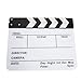 Andoer Acrylic Clapboard Dry Erase Director Film Movie Clapper Board Slate 9.6 11.7