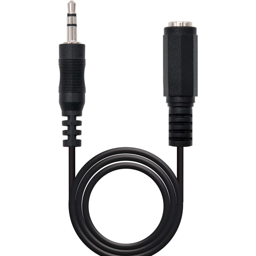 Levitantes 3.5mm Jack Audio Extension Cable Black Audio Male Female 1.5m
