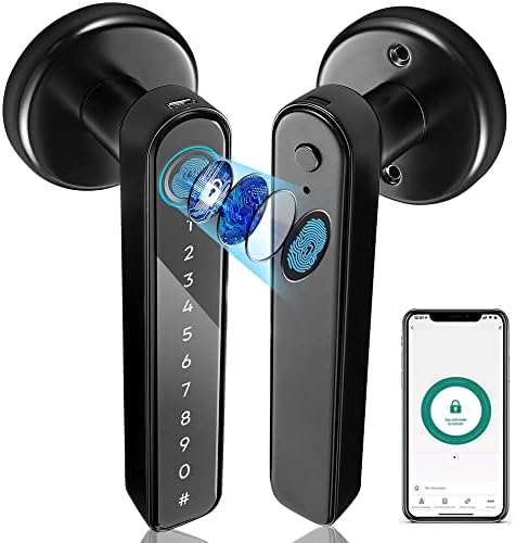 Beautiful view of Keypad Fingerprint Lock With Code Backup