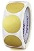 ChromaLabel 1.50 Inch Round Label Permanent Color Code Dot Stickers, 500 Labels per Roll, Metallic Gold
