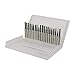 20 Pieces 1/8' Tungsten Carbide Rotary File Bit for Wood Carving, Drilling and CNC Router Engraving