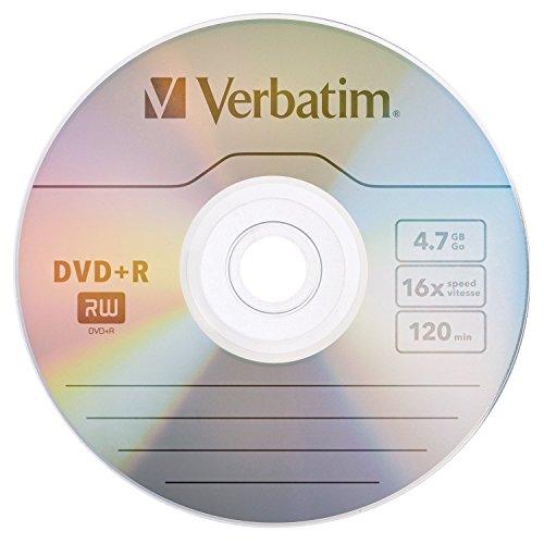 Verbatim DVD+R 4.7GB 16x AZO Recordable Media Disc - 20 Disc Slim Case