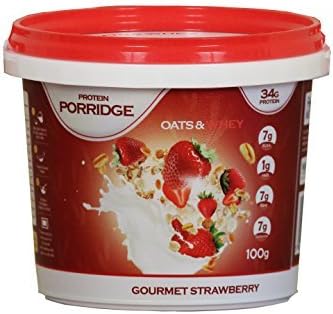 Feel Free Nutrition 100 g Strawberry Protein Porridge - Pack of 8 by Feel Free Nutrition