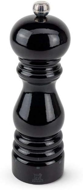Peugeot Paris Manuelle Pfeffermühle, Mahlgradeinstellung u'Select, Höhe: 18 cm, Holz, Schwarz, 23706
