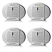 Eva-dry E-500 High Capacity Renewable Wireless Mini Dehumidifier - 4 Pack - Fight dampness in boats, safes, RVs and BIG close