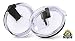 #1 New 30oz Tumbler Lids 100% Spill/Leak Proof Lids | New Design NO LEAKS Splash Resistant Vacuum Straw Friendly | Perfect for Yeti, Rtic, Ozark Trail and other 30 oz Tumblers! by eco Chef (2 Pack)