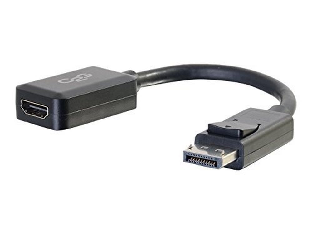 C2G/Cables to Go 54322 8in C2G/Cables to Go DisplayPort M to HDMI F BLK