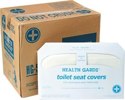 Hospital Specialty Health Gards Toilet Seat Cover , White