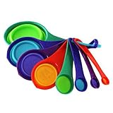 ROBINSON HOME PRODUCTS 41071 8 Piece Squish Cups/Spoon, Multicolor