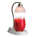 Candle Warmers Etc. AURORA CANDLE WARMER LAMP-WHITE NICKEL ASSEMBLED