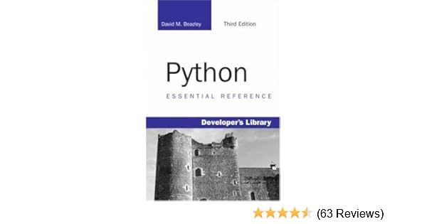Python Essential Reference 3rd Edition 9780672328626 - 