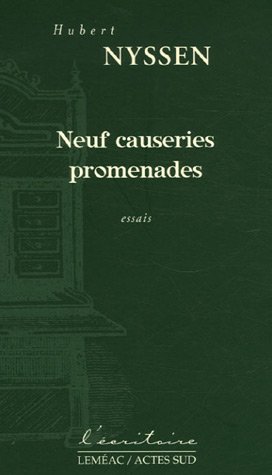 Neuf causeries promenades