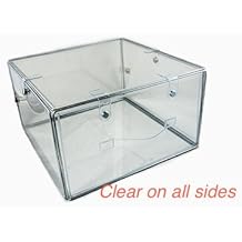 clear plastic hat storage boxes