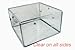 Invisibox -Clear Collapsable Storage Solution for hat boxes, shoe boxes and transparent soft plastic boxes for all household needs. Medium 12