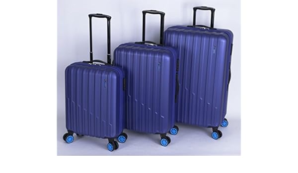 Way - Set 3 Maletas Valisa - Ruedas dobles - Expandible ...