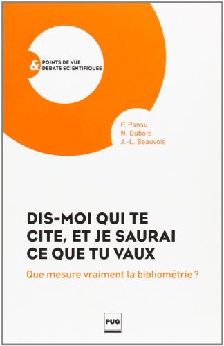 Dis-moi qui te cite, et je saurai ce que tu vaux