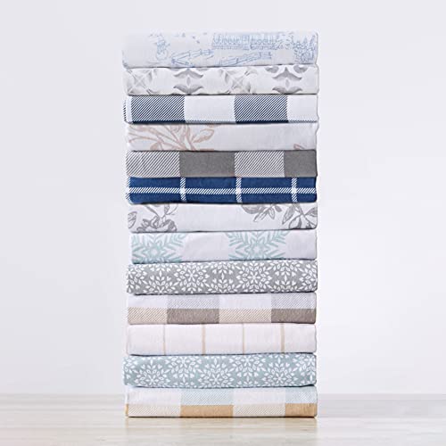 Great Bay Home 100 Turkish Cotton Full Flannel Sheet Set