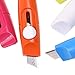 COSMOS 10 Pcs Pocket Box Cutter Mini Retractable Utility Knife Cutter Letter Opener, Random Color