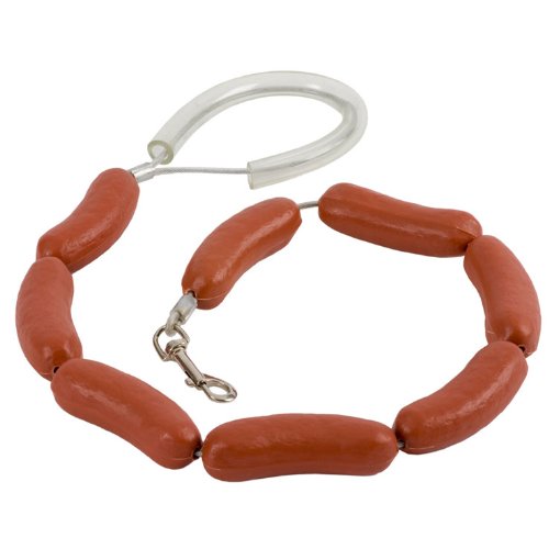 Balvi Dog leash Hot Dog With plastic sausages Plastic/metal 108 cm