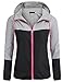 ZEGOLO Women's Raincoats Waterproof Packable Windbreaker Lightweight Active Outdoor Hooded Rain Jacket S-XXL