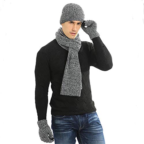 Winter Hats Scarf for Men and Women with Touchscreen Gloves Warm