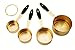 The Fitz Collection Modern Gold Measuring Cups Stainless Steel - Exquisite & Elegant, High End, Durable, Mirror Polished 4 piece set