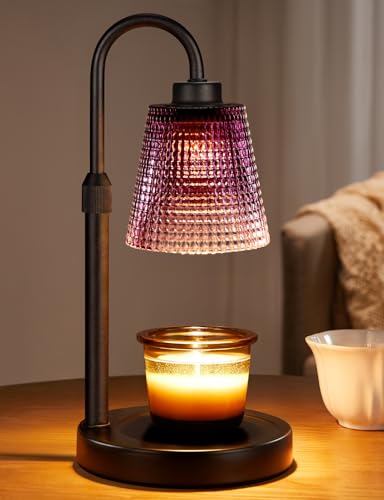 Innqoo Purple Candle Warmer Lamp Timer