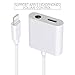 iPhone 7 Headphones Adapter, [Upgrade for IOS 10.3], iPhone 7 Plus Audio Adapter, 3.5mm Jack Earphone Charger Adapter by HIGHEVER