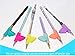 Pencil Grips for Kids Handwriting Silicone - JuneLsy Pencil Grip Posture Correction Training Writing Aids Claw for Toddlers Kids Preschoolers Adults Students Special Needs (6 pack)