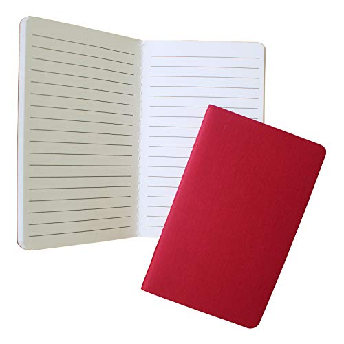 Pocket Notebook Set, 3.5" x 5.5", Softcover & Durable Notepad, 6 Pack - 30 Sheets (60pages) Lined Journals, Small/Mini Size Memo Book (Red),Perfect for Field,Travel, Writing; with Bonus Sticky Note - Thumbnail 7