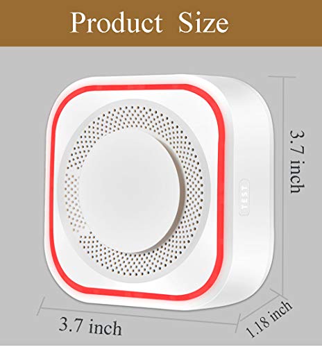 Natural Digital Gas Detector, Gas Leak Detection, Home Gas Alarm, Plug-in Digital Alarmer, High Sensitivity LPG LNG Coal Natural Gas Leak Detection, Alarm Monitor Sensor for Home Kitchen