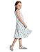 Green Dress for Girls 10-12 Big Youth Teen School Juniors Dress-up Clothes Green Red Flamingo Floral Printed Angel Tshirt Dresses Princess Pageant Frock Dance Party Hawaiian Beach Holiday Casual Wear