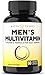 Men's Daily Multivitamin Supplement - Vegan Capsules with Biotin, Vitamins A B C D E K, Calcium, Zinc, Lutein, Magnesium, Folic Acid & More - Non-GMO Multimineral Multivitamin for Men