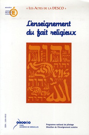 L' enseignement du fait religieux