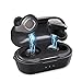 VORCSBINE True Wireless Earbuds Bluetooth 5.0 Headphones Waterproof 18H Playtime, Wireless Earphones with Mic and Charging Case-Black