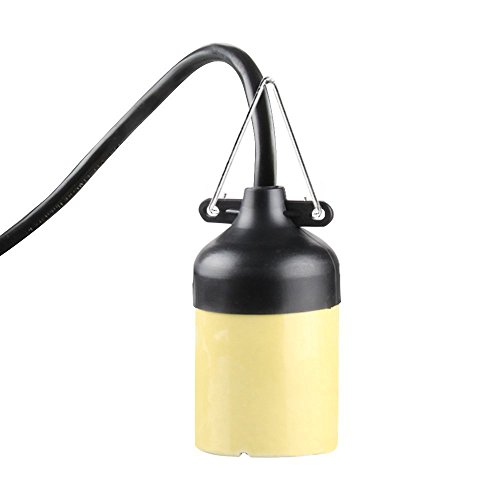 VIVOSUN Power Cord with Socket for Compact Fluorescent Lamps 8 Feet E39