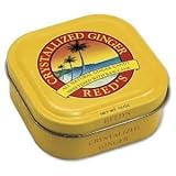 Reeds Ginger Brew Crystallized Ginger Candy, 10 Ounce Tin -- 8 per case.