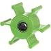 Jabsco 6303-0007-P, Urethane, Drive Type 4, 6 Blade, 2 Diameter, 7/8 Width, 5/16 Shaft, Plastic Insert primary