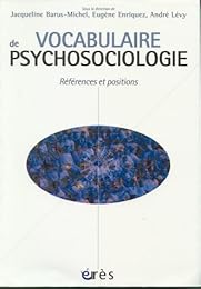 Vocabulaire de psychosociologie