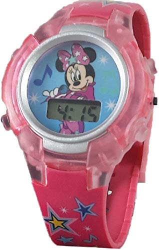 Disney Minnie Mouse Little Girl's Pink Digital Light Up Watch Disney Minnie Mouse Little Girl's Pink Digital Light Up Watch